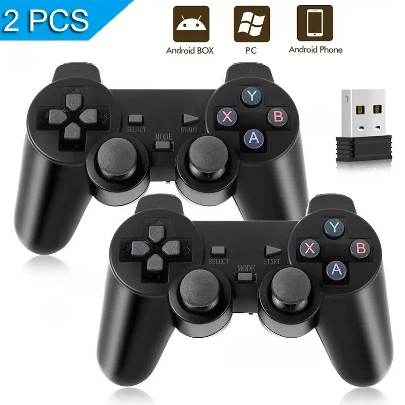 Gaming Console For Smart Tv - 1PC/2PCS 2.4G USB Wireless Gamepad Joystick