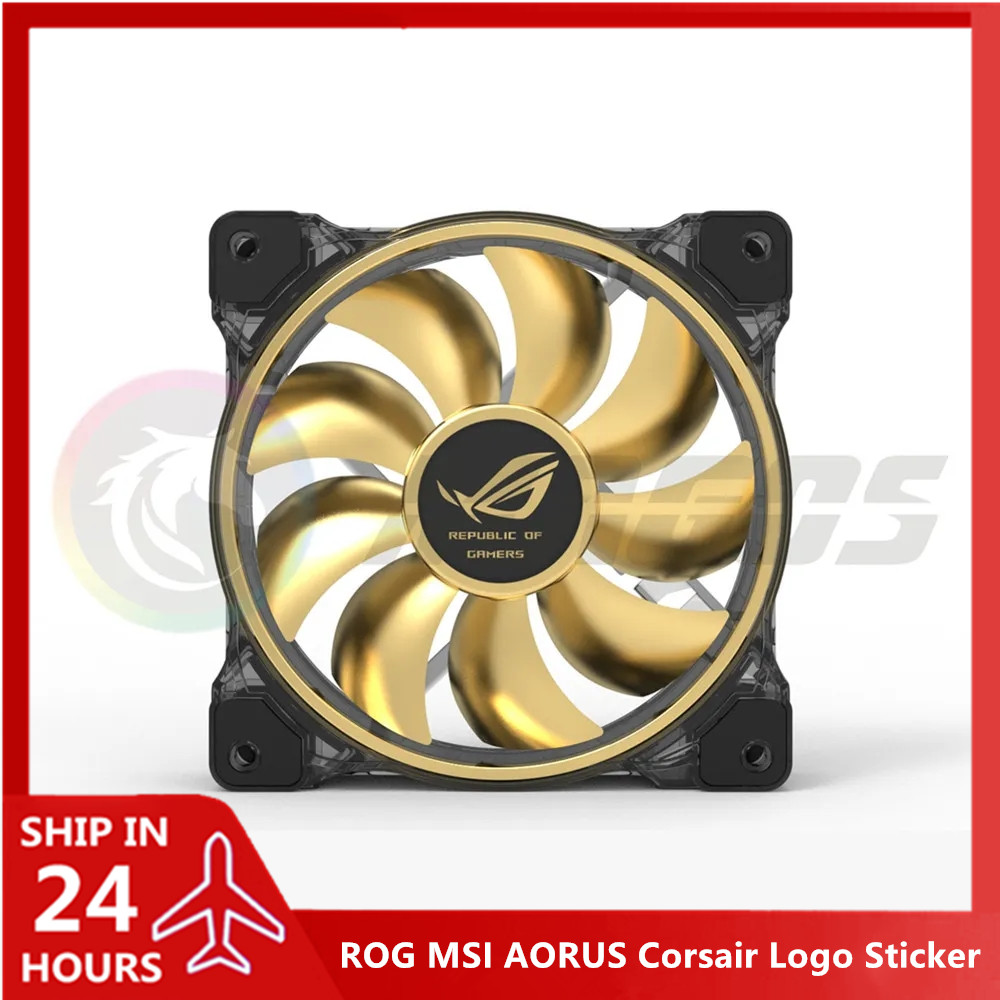 Console Gaming Pc Case - PC Gamer Cabinet Fan Logo Sticker