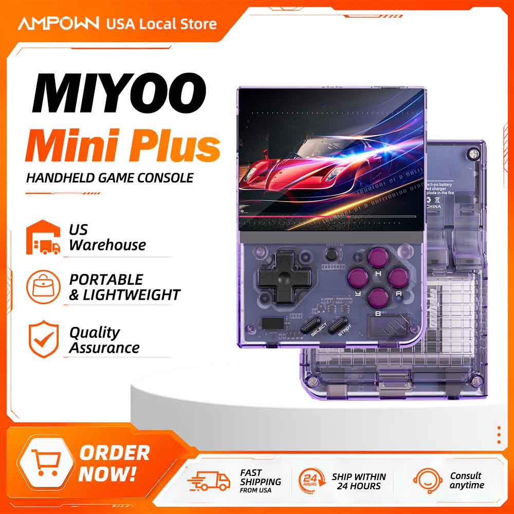 Gaming Console Kids - Miyoo Mini+ Retro Handheld Game Console