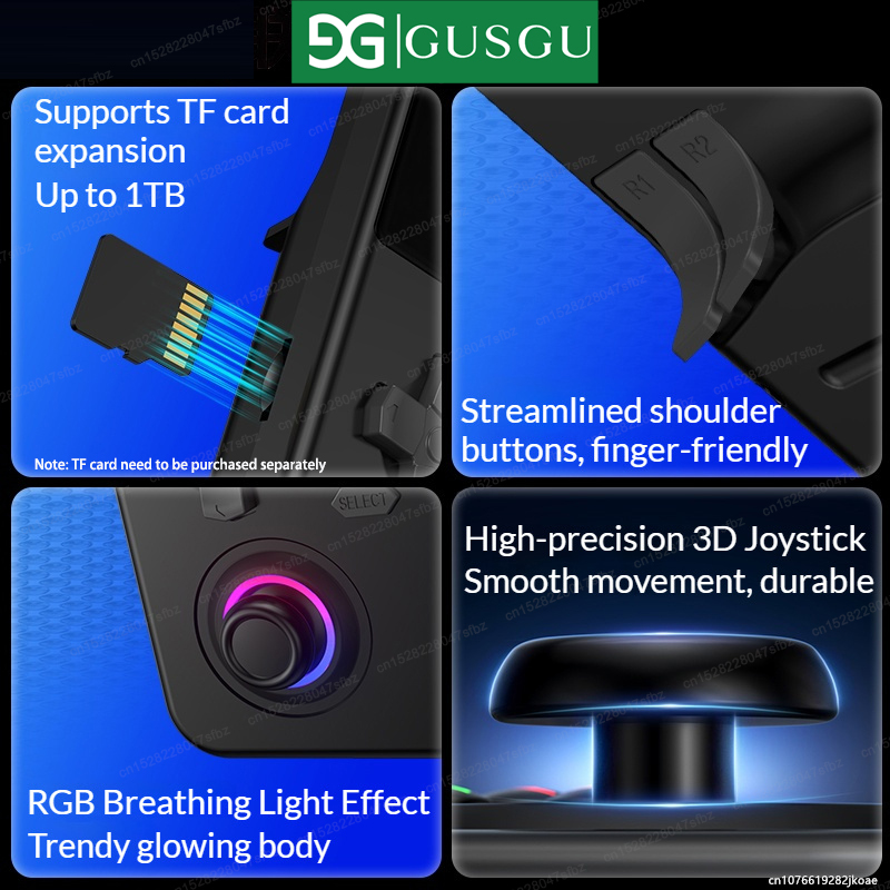 GUSGU H7 Open Source Retro Gam - Gaming Console Handheld Best recension och pris