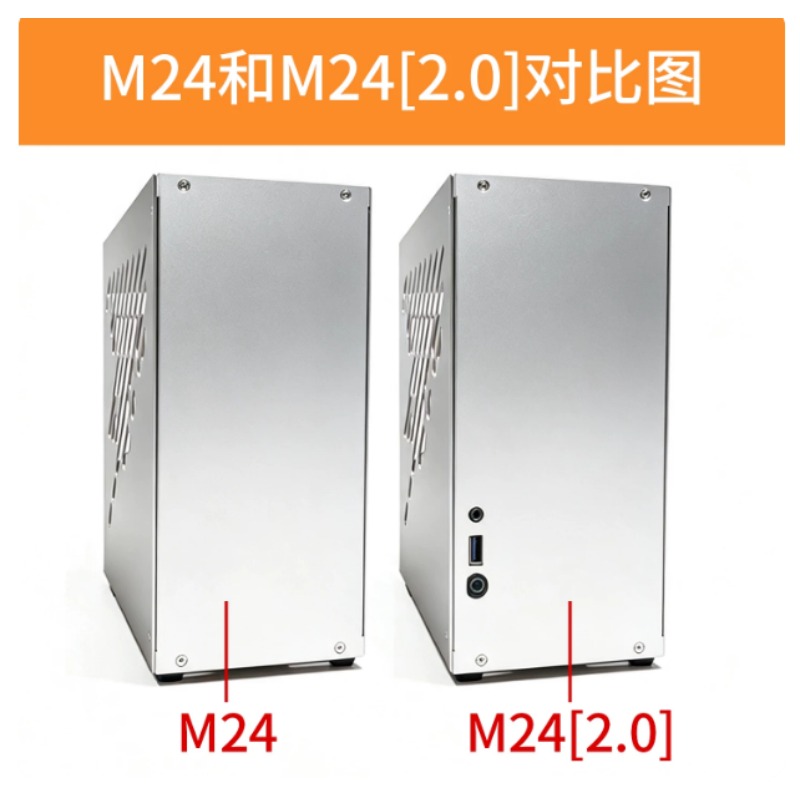 M24 Mini A4 ITX Chassis Full‑A - Console Gaming Pc Case recension och pris