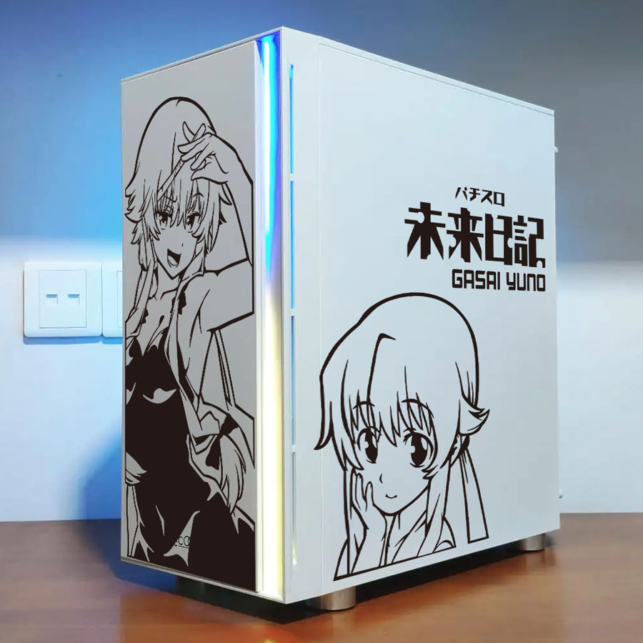 Future Diary Anime Stickers fo - Console Gaming Pc Case recension och pris