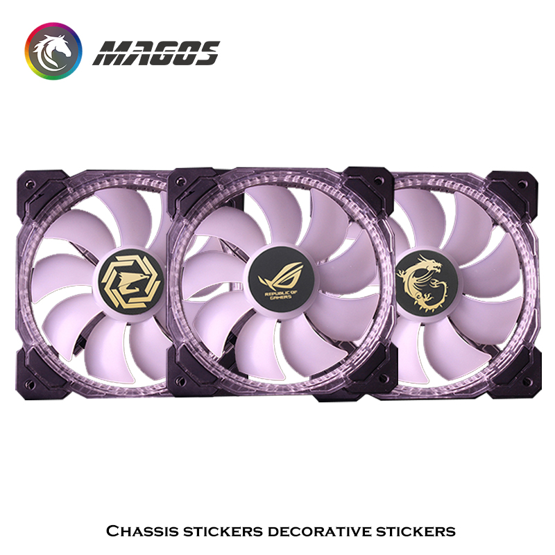 Computer Case Fan Metal Sticke - Console Gaming Pc Case recension och pris