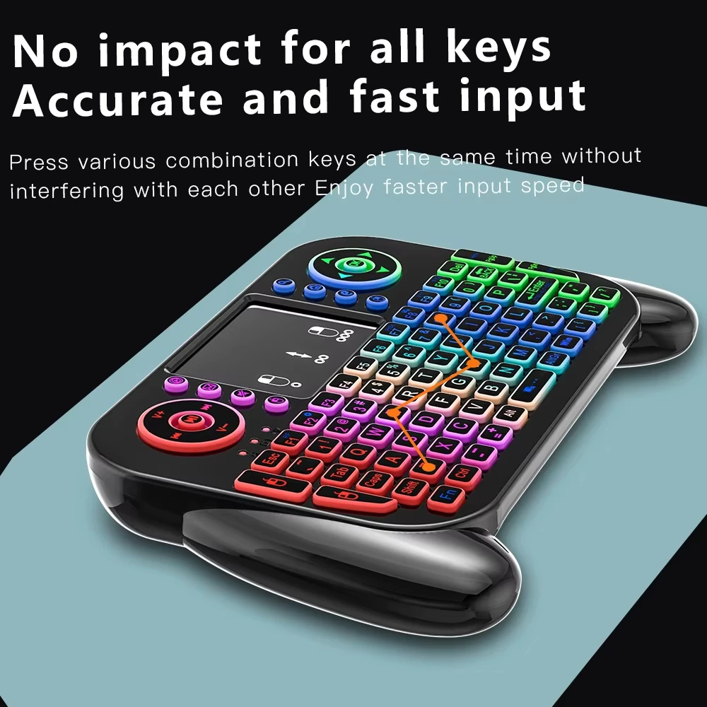 KEBIDUMEI RGB Backlit Mini Key - Gaming Console For Smart Tv recension och pris