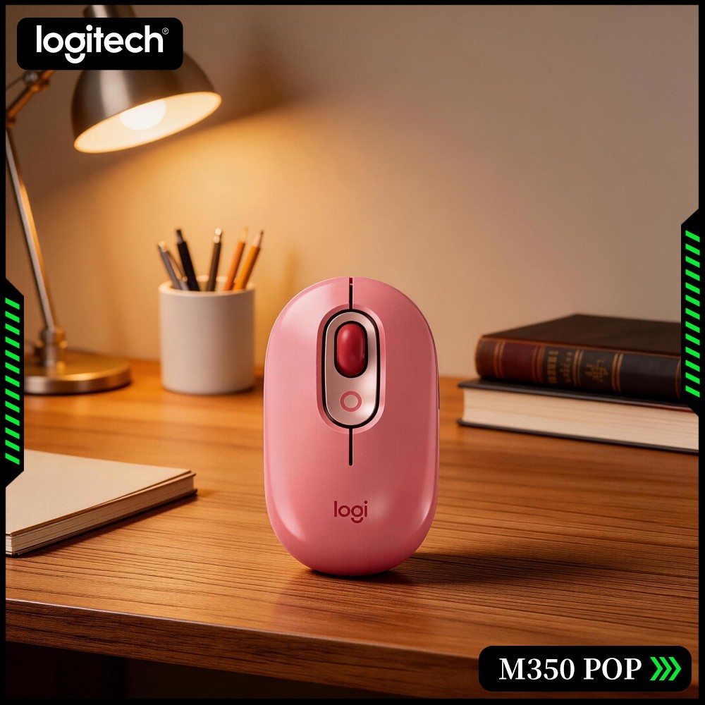 Eco-Friendly Logitech M350 POP - Gaming Console Logitech recension och pris